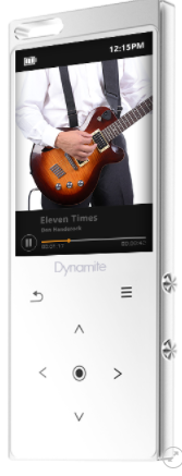 נגן MP3 דיינומייט | Dynamite 8GB SAMVIX צבע לבן