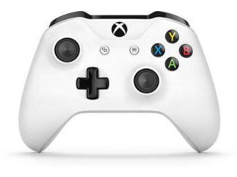 שלט Xbox אלחוטי בצבע לבן מחודש תצוגה