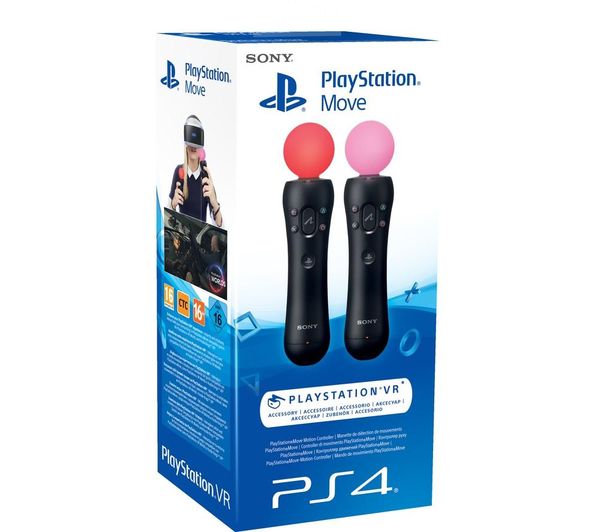 זוג בקרי תנועה Sony Move Twin Pack 4.0 PS4 ל-PS4