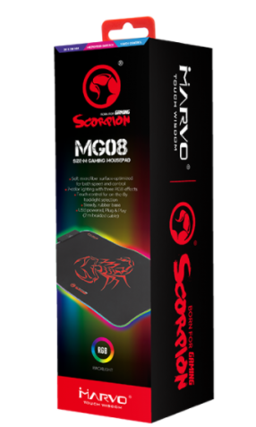 פד עכבר גיימינג MARVO MG08 RGB