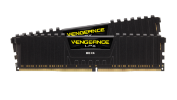 זכרון CORSAIR DDR 4 32G (16GX2) 3600 CL18 VENGEANCE LPX BLACK