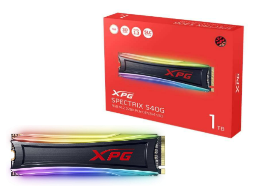 כונן אחסון ADATA XPG SPECTRIX S40G - AS40G-1TT-C