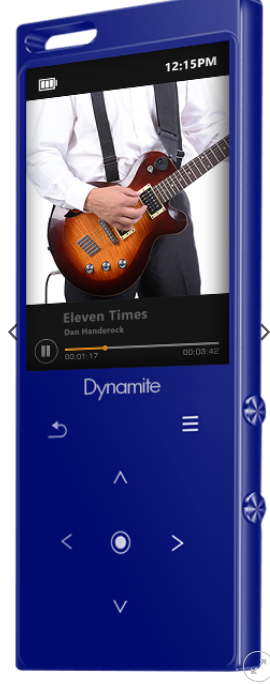 נגן MP3 דיינומייט | Dynamite 8GB SAMVIX כחול