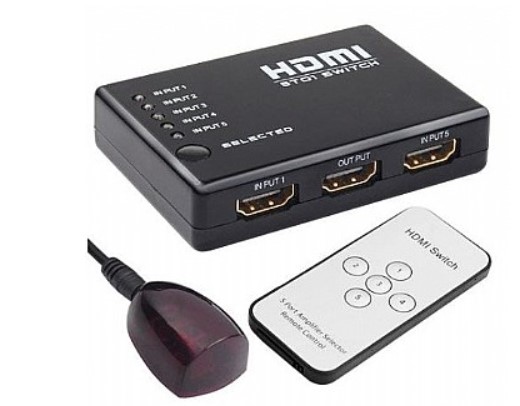 בורר HDMI Switch 1 to 3 כולל שלט