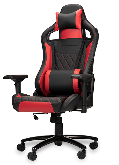 כיסא גיימניג דגם HERMES שחור/אדום