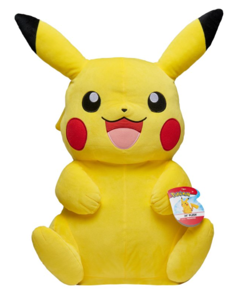 בובת ענק – Pikachu בובה ענקית רכה ופרוותית של הפוקימון פיקאצ’ו