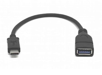 כבל מחיבור USB 3.1 Type-C זכר לחיבור OTG USB 3.0 נקבה באורך 0.2 מטר Gold Touch