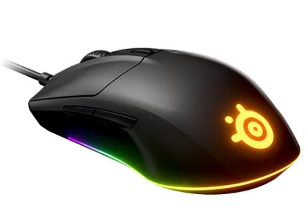 עכבר גיימינג חוטי SteelSeries Rival 3 Gaming כולל תאורת לד