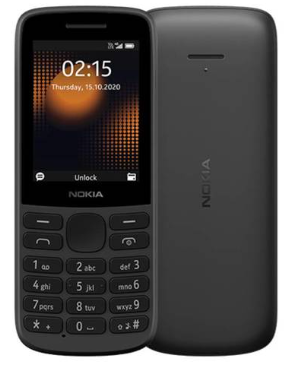 טלפון סלולרי NOKIA 215 DS TA-1284 צבע שחור - שנה אחריות יבואן רשמי שיא קום