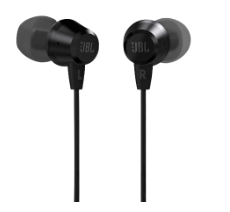 אוזניות חוטיות JBL אוזניות in ear + מיקרופון C50HI