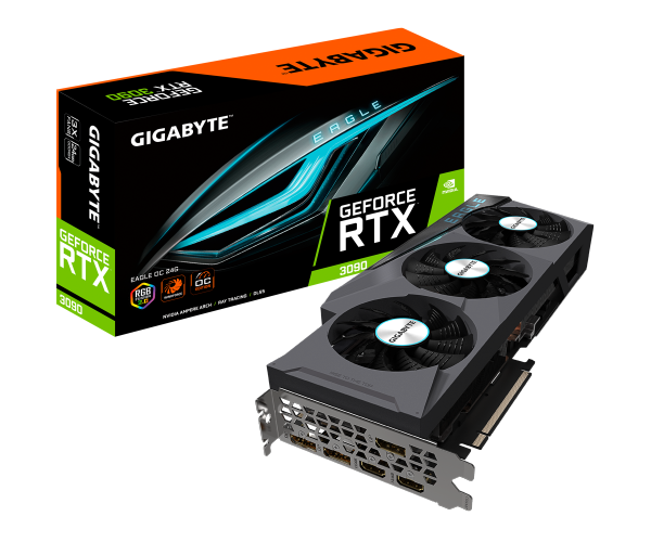 כרטיס מסך Gigabyte GeForce RTX 3090 EAGLE OC 24GB 4Y