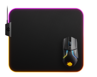משטח לעכבר לגיימרים SteelSeries QcK Prism Cloth RGB Medium 320x270x4mm