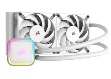 קירור נוזלי Corsair iCUE H100i RGB ELITE 240mm White