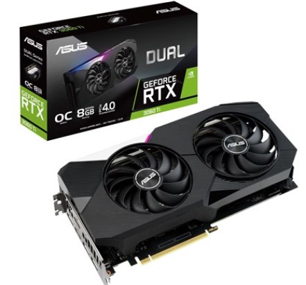 כרטיס מסך ASUS Dual GeForce RTX™ 3060 Ti OC Edition 8GB GDDR6
