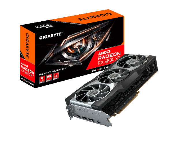 כרטיס מסך GIGABYTE RX 6800 XT 16GB 16OOOMhz 256 bit GDDR6