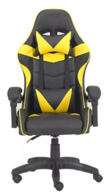 כיסא גיימרים "מולטי גיימר" בצבע שחור צהוב