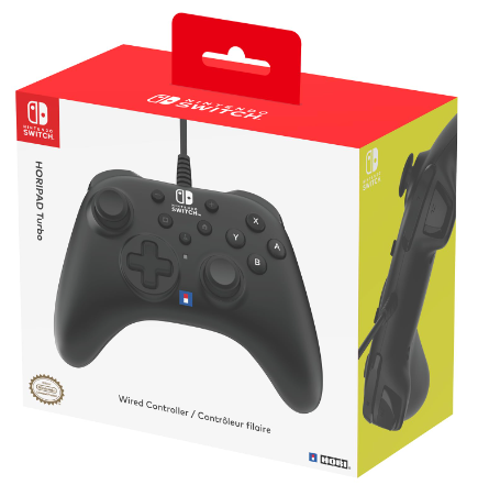 שלט HORI HORIPAD TURBO FOR NINTENDO SWITCH BLACK - HARDWARE