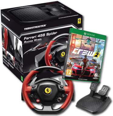 Thrustmaster Ferrari 458 Spider XBOX + THE CREW 2