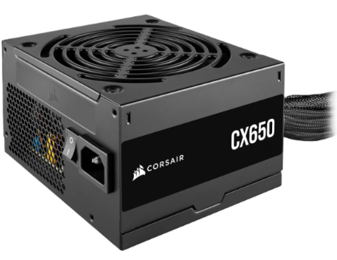 ספק CORASIR CX650 Non modular 650W 80 Plus Bronz PSU