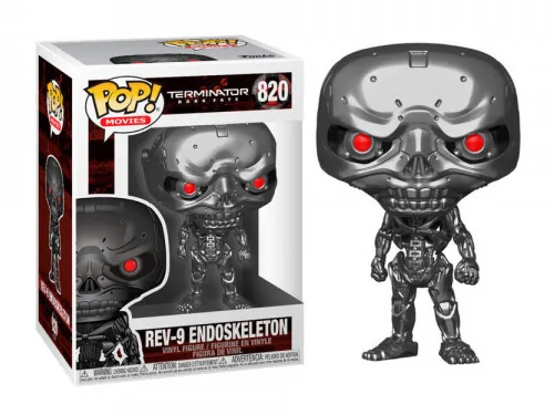 בובת פופ המחסל שליחות קטלנית POP 820 Movies Terminator Dark Fate Rev-9 Endoskeleton