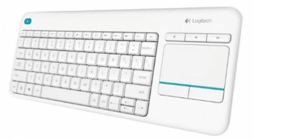 מקלדת אלחוטית Logitech Touch K400 Plus Retail בצבע לבן