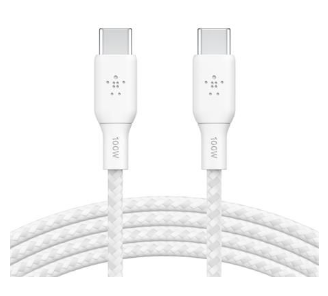 כבל BELKIN BRAIDED 100W TC-TC 3M CABLE