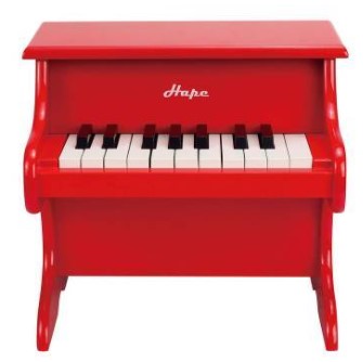 פסנתר אדום לילדים HAPE