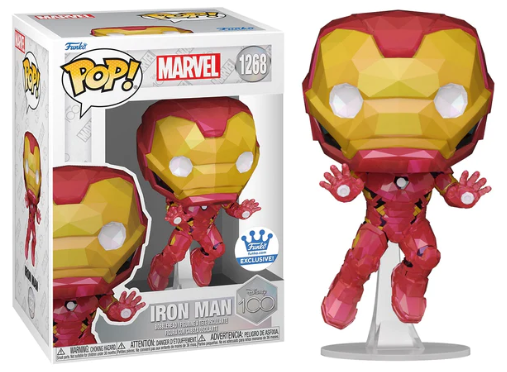בובת פופ איירון מן מהדורה אקסלוסיבית 100 שנה לדיסני | Funko Pop Iron Man (Facet) Disney 100th Exclusive Edition 1268