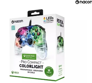 שלט Nacon  חוטי Pro Compact Wired Color Light
