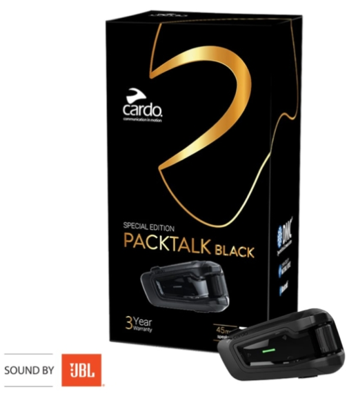 דיבורית בלוטוס לקסדה Cardo PACKTALK Black