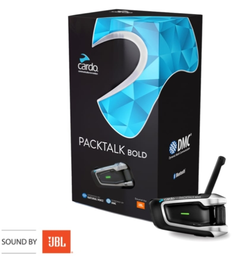 דיבורית בלוטוס לקסדה Cardo PACKTALK Bold JBL