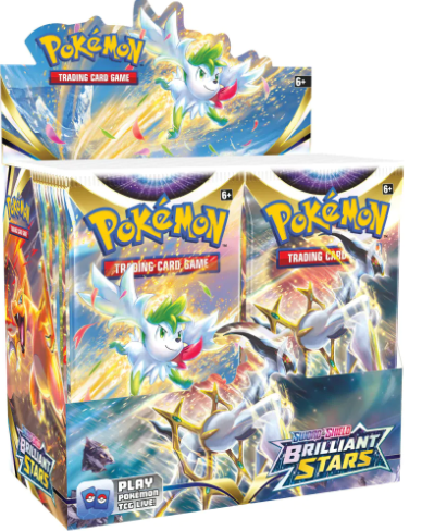 Boosterbox - Brilliant Stars - Pokémon TCG Sword & Shield - חבילה אחת