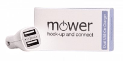מטען רכב MOWER 2.1A דגם PC305 + כבל מיקרו USB