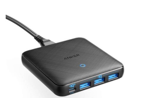 Anker מטען 4 יציאות PowerPort Atom III Slim