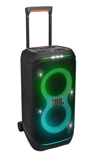 רמקול JBL PartyBox Stage 320 עם סאונד חזק ותאורה מרהיבה לכל מסיבה