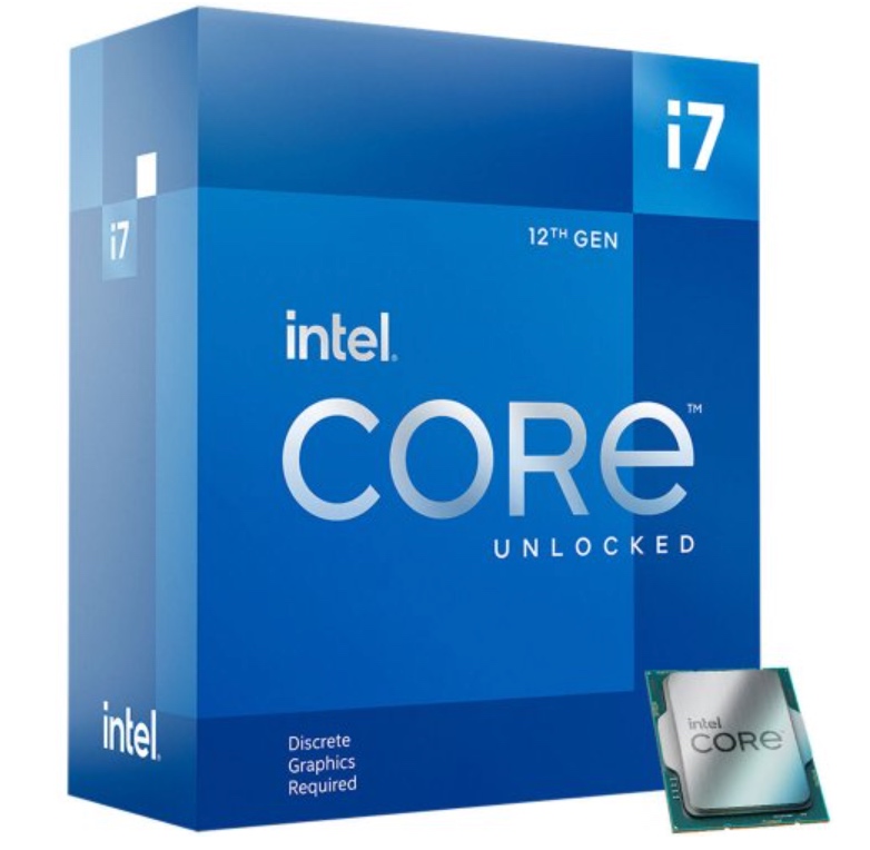 מעבד דור  Intel i7-12700K BOX no FAN or GPU 5GHZ 190W