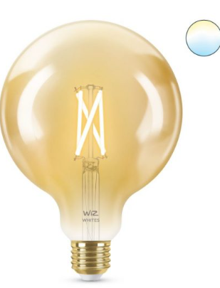 נורת פחם אמבר LED חכמה 7W בגודל G125 smart bulb 7W G125 E27 920-50