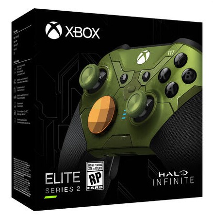 Microsoft Xbox One Elite Series 2 Wireless Controller Halo infinite מיקרוסופט