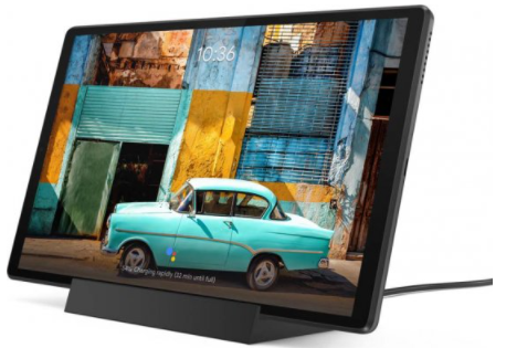 טאבלט כולל תחנת עגינה וטעינה Lenovo Tab M10 TB-X606F ZA5W0191IL 10.3" 128GB Wi-Fi בצבע אפור