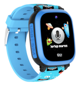 שעון חכם לילדים עם סים מובנה Kidiwatch One - צבע כחול