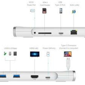 תחנת עגינה אוניברסלית USB 3.1 Type C