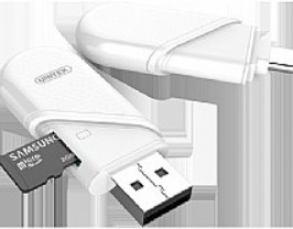 קורא כרטיסים Micro SD - TYPE C+USB TYPE A UNITEK