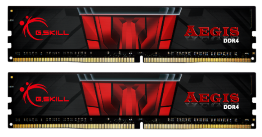 זכרון למחשב נייח G.skill Aegis 16GB 2X8 DDR4 3200Mhz