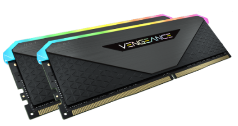 ז. לנייח Corrsair Vengeance RGB RT 16GB 2X8 3600Mhz c18 for AMD