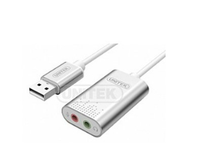 מתאם USB לאודיו ,סטיראו UNITEK