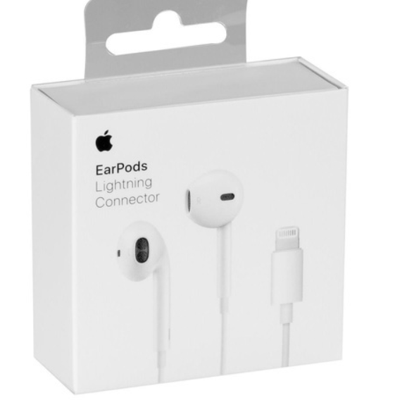 אוזניות In-ear מקוריות של Apple עם חיבור Lightning, בקר שליטה ומיקרופון