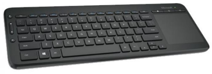 ‏מקלדת עם משטח מגע Microsoft All-in-One Media Keyboard N9Z-00015 מיקרוסופט