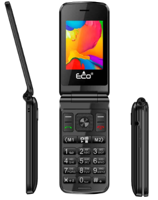טלפון למבוגרים ECO FLIP Phone 4G