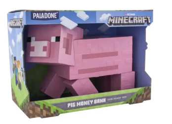 קופת PALADONE קופה Minecraft Pig Money Bank