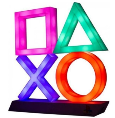 מנורת לד  Sony Playstation 5 מעוצבת מבית Paladone בצבע כחולצבעוני